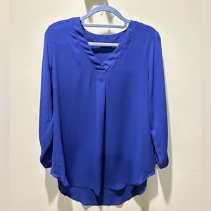 Apt 9 Women’s Royal Blue Three Quarter Sleeve Blouse
